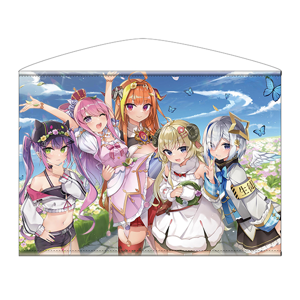 夏祭り 横型B2タペストリー ホロライブ4期生