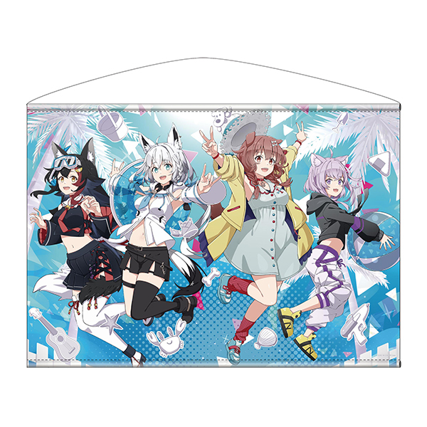 夏祭り 横型B2タペストリー ホロライブゲーマーズ