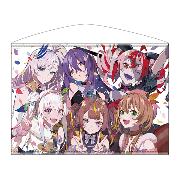 夏祭り 横型B2タペストリー ホロライブインドネシア