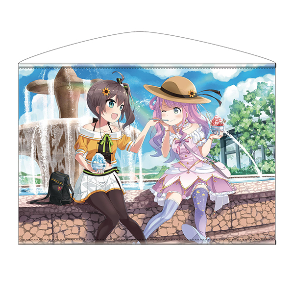 夏祭り 横型B2タペストリー まつり＆ルーナ