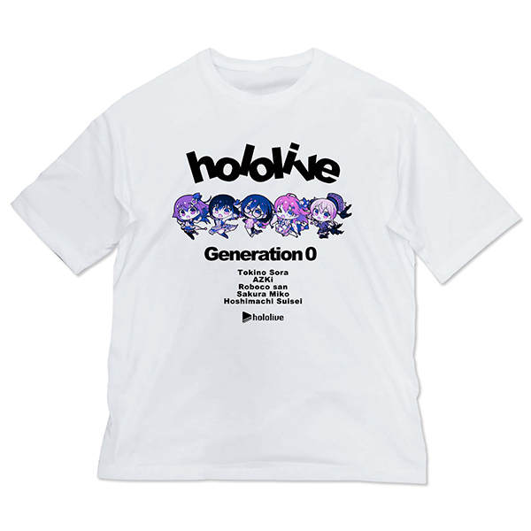 夏祭り ビックシルエットTシャツ ホロライブ0期生/L