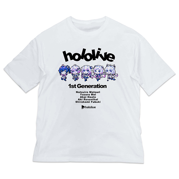 夏祭り ビックシルエットTシャツ ホロライブ1期生/L