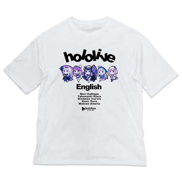 夏祭り ビックシルエットTシャツ ホロライブEnglish/L