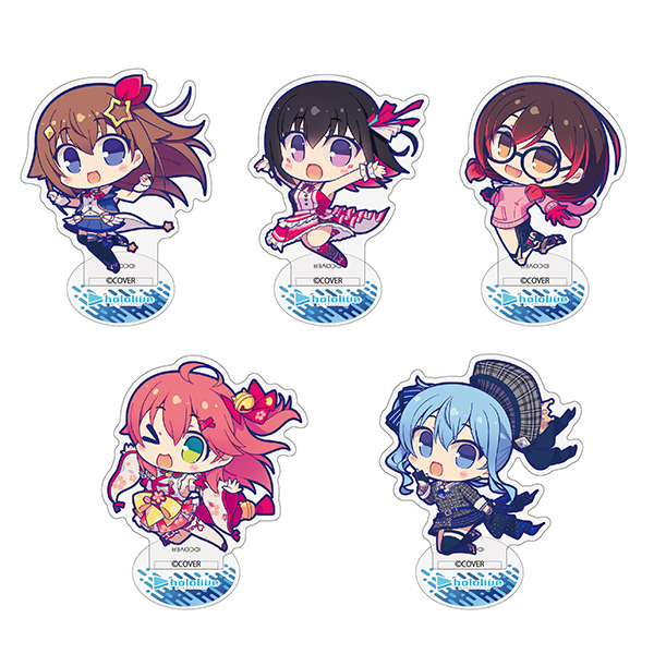 夏祭り ちびキャライラストアクリルフィギュア ホロライブ0期生