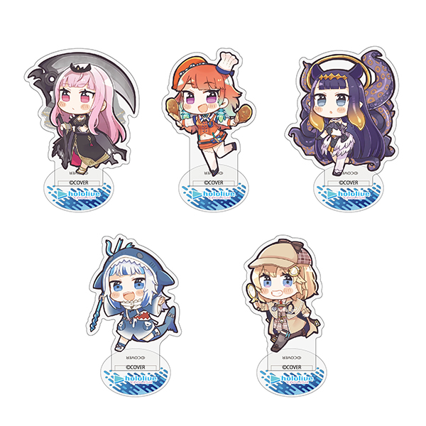 夏祭り ちびキャライラストアクリルフィギュア ホロライブEnglish